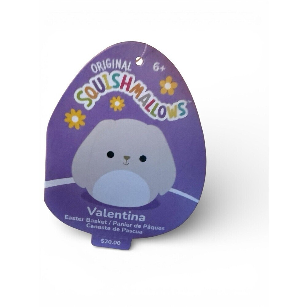 Squishmallow Valentina Plush Easter Basket 2025 Bunny NEW - Picture 7 of 9